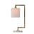 9X14.3X25.2" Metal Table Lamp
