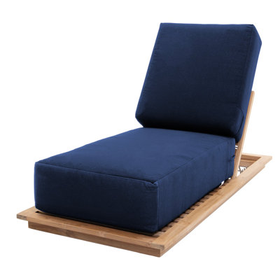 Hermosa Outdoor Teak Chaise Lounge