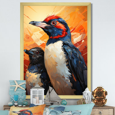 «Curious Penguins Snowy Wonders I», reproduction sur toile