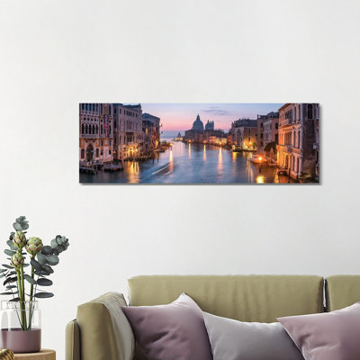 Grand Canal In Venice, Italy by Jan Becke - Wrapped Canvas Panoramic Gallery-Wrapped Canvas Giclée