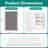 24'' x 36'' Medicine Cabinet With Beveled Frameless Mirror& Removable Shelves, Recess or Surface Mount,Already Assembly-2132116892