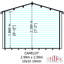 Camelot 10 ft. W x 10 ft. D Log Cabin Garden Shed