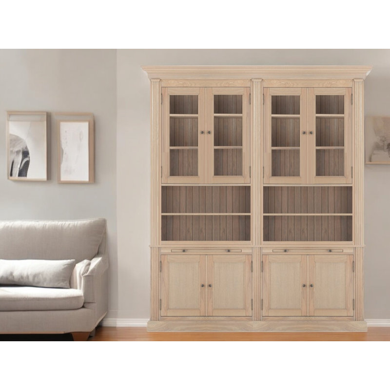 Aybar 240cm H x 200cm W Library Bookcase