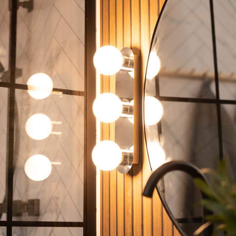 Bashan Flush Mount, Chrome