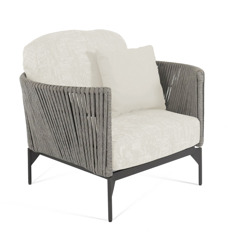 Boston Outdoor Lounge Chair, Canvas Aruba Sunbrella® Canvas