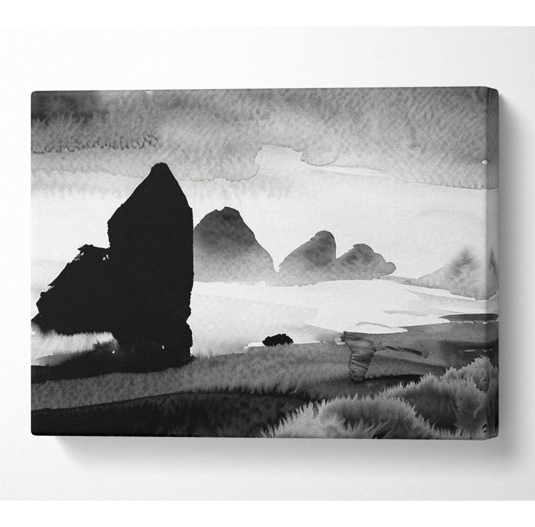 Oceans Architect B N W - Kunstdrucke auf Leinwand - Wrapped Canvas