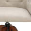 Aikin Vegan Leather Swivel Armchair-1649775601-1649775602