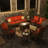  7 - Person Outdoor Seating Group with Fire Fit Table-247714503