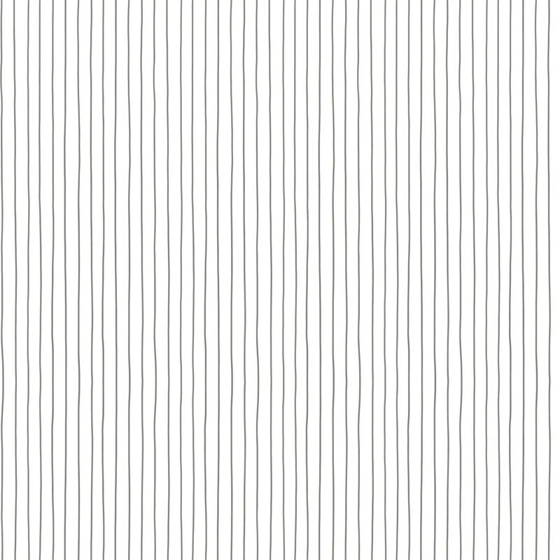 Luis Bustamante Striped Fabric, Gris