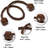 Magnetic Rhomb Curtain Tiebacks 2 Pack-413244801