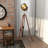 Staley 71'' Mahogany Tripod Floor Lamp