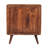 Solid Wood Curved Honey Caramel Chest