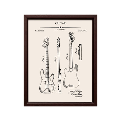 Electric Guitar Blueprint No1