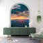 Adhésif décoratif très grand non pelucheux amovible Blue Ridge Mountains-98279460