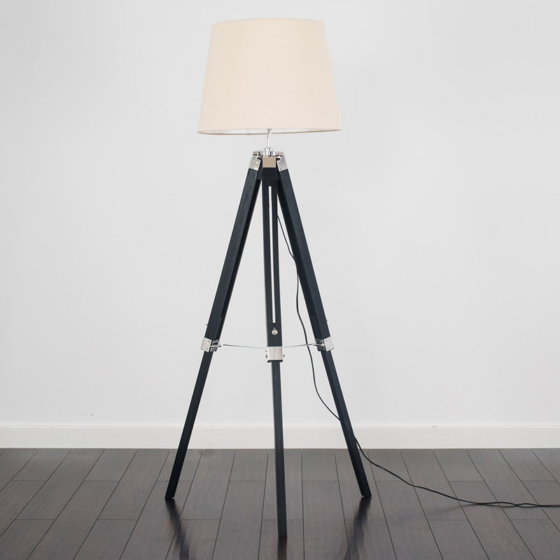 Bella Vista 175cm Tripod Floor Lamp, Beige, LED Bulb