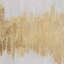 65 po x 2 po x 36 po, art mural encadré abstrait doré sur toile dorée