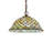 12" Wide Tiffany Fishscale Pendant