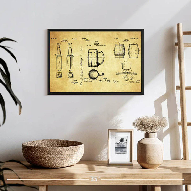 Beer Compilation, 13" H x 19" W