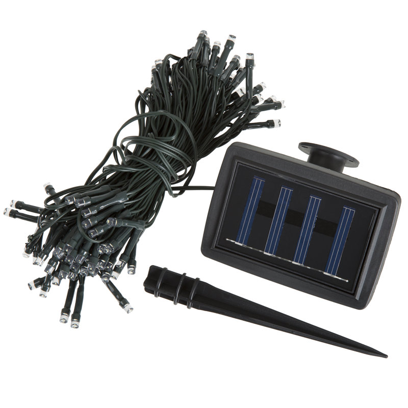 Guirlande solaire d'extérieur Pure Garden, blanc, 72 pi