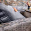 Biftu Wicker 9 - Person Garden Lounge Set with Cushions