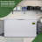 Hamilton Beach 14 Cu. Ft. Chest Freezer, Garage Ready Deep Freezer with Adjustable Thermostat, White