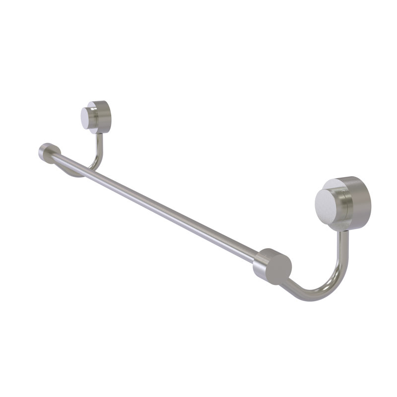 Barre à serviettes murale Venus, Nickel satiné, 18"