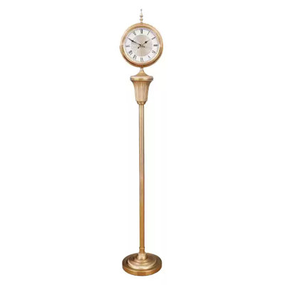 American-style retro silent living room floor clock