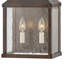 Beacon Hill 2 - Bulb 17.25" H Seeded Glass Outdoor Wall Lantern