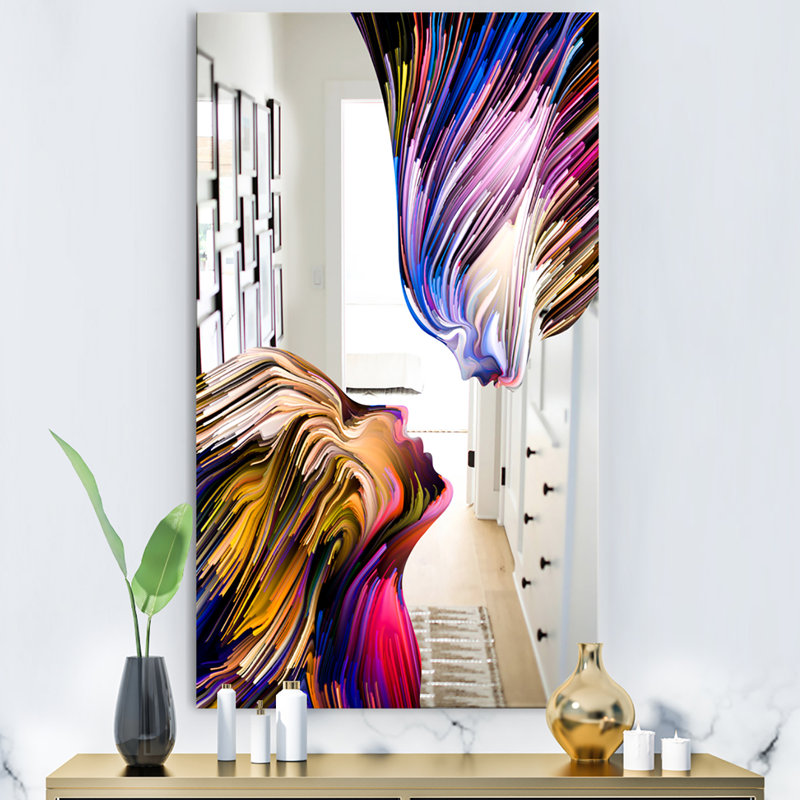 Miroir mural Metaphorical Mind, H 24 po x l 32 po