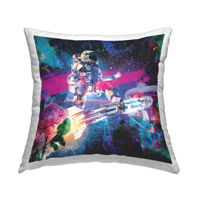 Abstract Throw Pillow