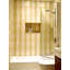 Porte de baignoire sans cadre à pivot 33,5" x 64"-14658415