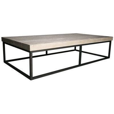 Marin Solid Wood Top Coffee Table
