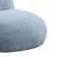 21.5"W Blue Chenille Deer-Shaped Kids Chair