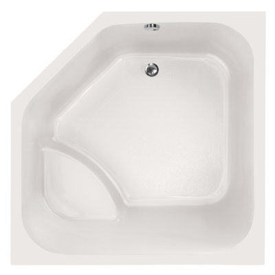 Katarina 69'' x 69'' Soaking Acrylic Bathtub