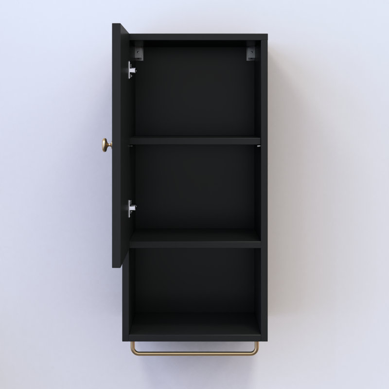 Borneo 03 Bookcase, Black