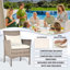Ensemble de conversation pour patio avec coussins 2 personnes Nagey-1591535342