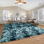 Tapis à poil long Antonije Tie Dye-453388063-410298549