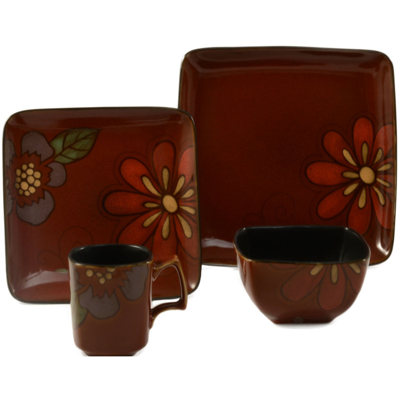 Service de vaisselle en porcelaine CAC China Tikal - Service pour 4