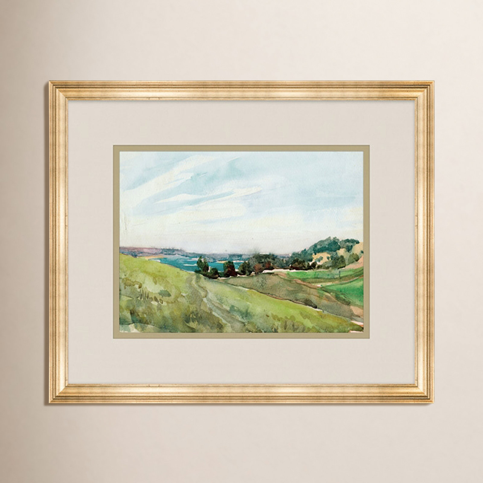 Painterly Overlook 4 Print