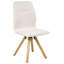 50cm H Boucle Upholstered Upholstered Back Accent in White