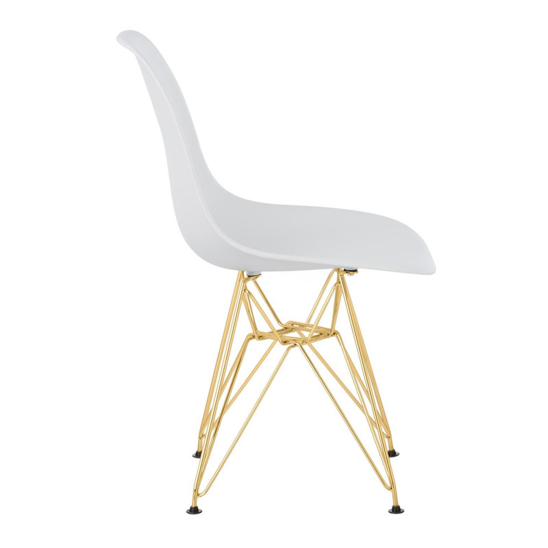 Chaise d'appoint Kvion, Blanc
