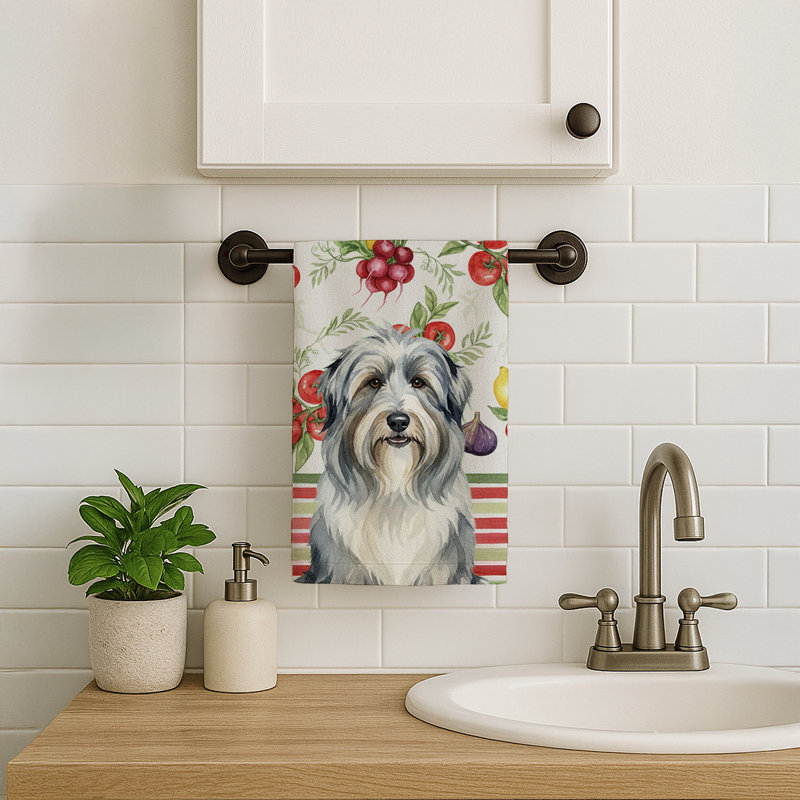 Serviette de cuisine Beardy Collie, Bearded Collie