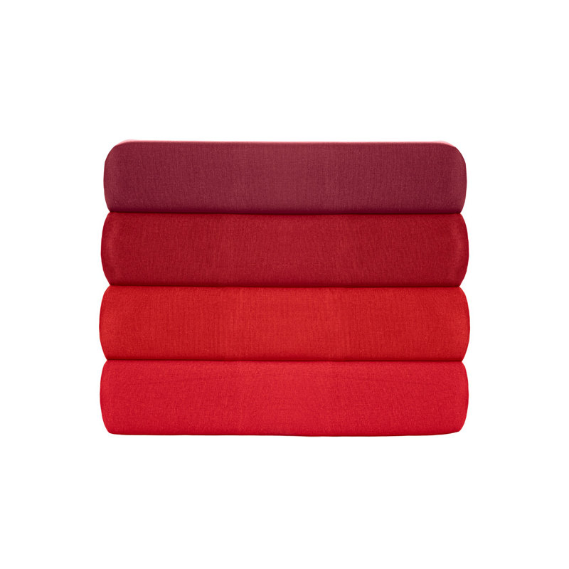 Luxurious Single Fitted Sheet, 100% Cotton Ranforce, Dusty Rose, 39.4 x 78.7 x 11.8 inches | 155 Thread Count, Soft & Breathable | Machine Washable at 86°F | Perfect for Comfort and Style in Your Bedroom