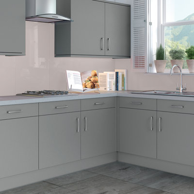 35.4" x 96" Tin Backsplash in Pink