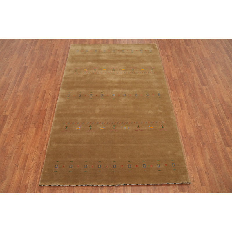 Tapis chic et durable de style Gabbeh 5 x 8