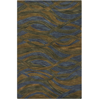 Navyan Brown/Orange Area Rug