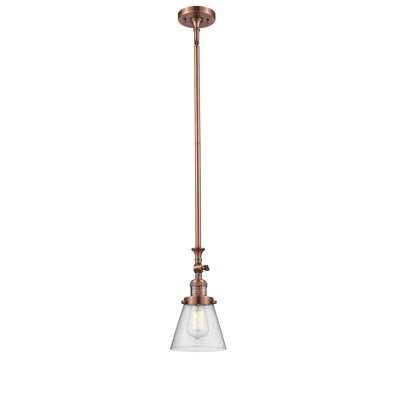 Luminaire suspendu conique 1 lumière