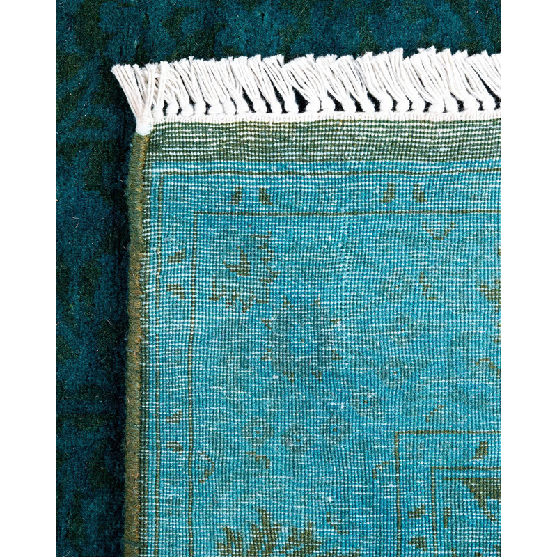 Cloretta One-of-a-Kind 2' 8" X 4' 2" Hand Knotted Area Rug
