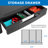 Mount-It! Monitor Riser with Drawer, Height Adjustable Monitor Stand with Sliding Three-Row Storage
