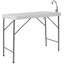 Table de camping portative 4 pieds avec évier Noah